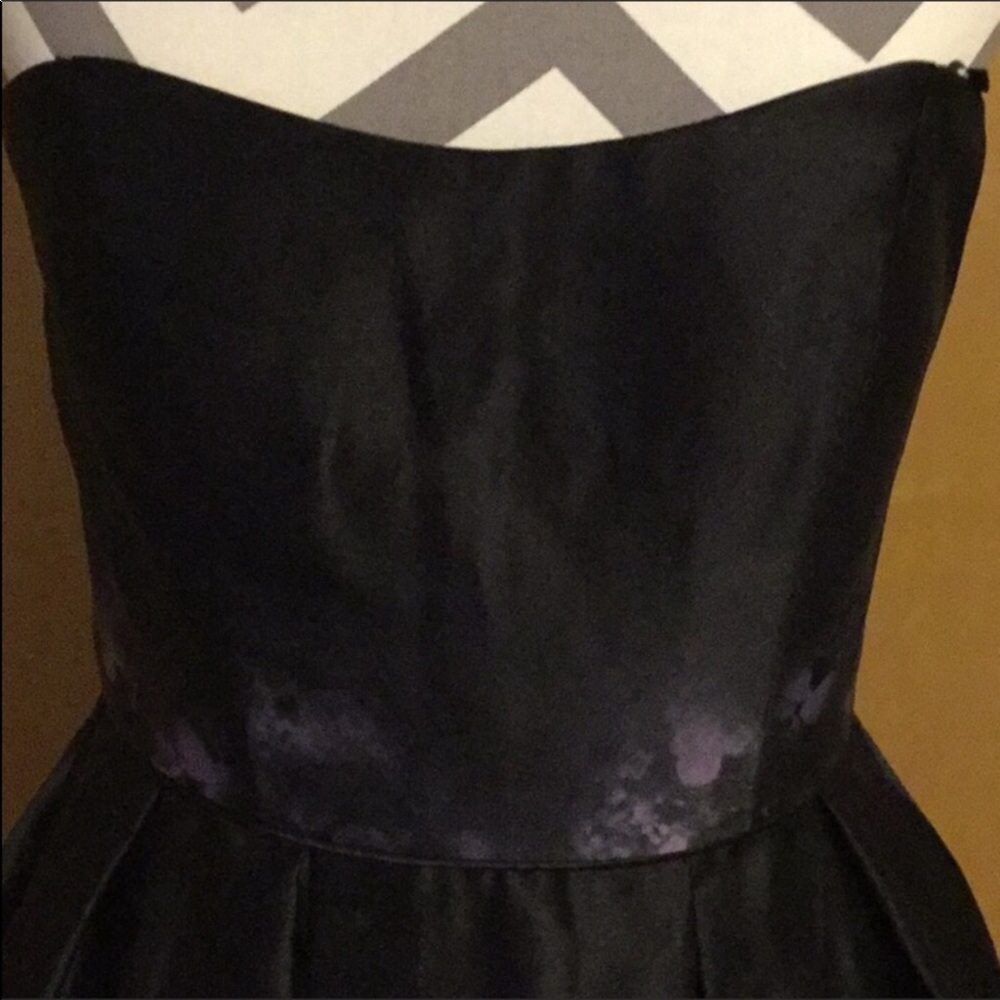 Betsy & Adam Women's Strapless Floral Ball Gown - Picture 5 of 8